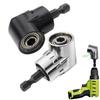 105 Degree 1/4 Inch Right Angle Drill Adapter Hex Shank Screwdriver Angled Bit Holder Adjustable For Household Workplace