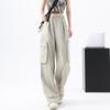 Work Pants for Women In Summer New Multi-pocket Wide-leg Casual Pants Straight American Quick-drying Sports Trousers