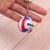Sports Keychain Set: Basketball, Football, Volleyball - Unique Chain Rings & Personalized Luggage Accessories for Fans