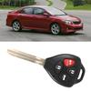 4 Buttons Car Remote Control Key Replacement Black Fits for Toyota Corolla 0810