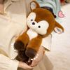 Stuffed PInk Brown Deer Animals Soft Dolls Throw Pillow Comfort Moose Doll Cartoon Toys for Girls Birthday Gifts Home Decor