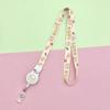 Cute Cartoon Retractable Badge Reels Lovely Animal Floral Fruit ID Card Lanyards Badge Holder Office Accessories School Supplies