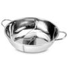 30cm Twin Divided Hot Pot Stainless Steel Hotpot Kitchen Cooker Home Cooking Cookware Soup Cooking Pot