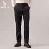 HAZZYS Men's 2025 Winter Wool Blend Straight-Leg Casual Pants