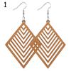 Jewelry Bohemian Wooden Earring Making African Pendant Dangle Earrings