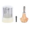 23pcs Jewelry Graver Tool Wood Ergonomic Handle Stainless Steel Stone Setting Tools for DIY Jewelry
