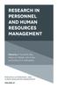 The Research In Personnel and Human Resources Management Book
