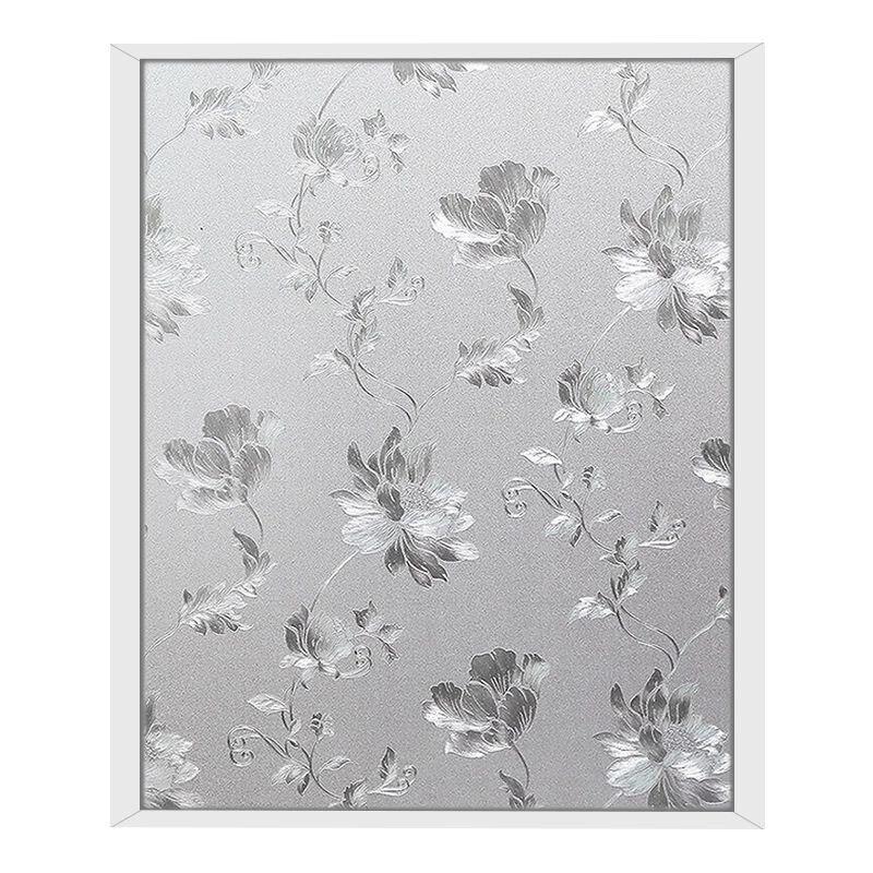Home Window Frosted Glass Sticker Transparent Opaque Bathroom Bathroom Anti-peep Film Anti-light Stickers