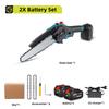 Newbeny 8-Inch Cordless Chainsaw with Brushless Motor 1500W Electric Pruning Saw for Wood Cutting Tree Trimming Gardening with Makita 18V Battery