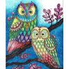 Diamond Painting Full Round Drill Cartoon Animal Owl Rhinestone Embroidery Cross Stitch