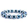 10mm Lucky Blue Evil Eye Bracelet Palm Butterfly Owl Elephant Pendant Charm Crystal Resin Beaded Bracelets for Women Men Jewelry