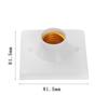 Plastic Shell Screw Socket Adapter Conversion Fixing Converter  Lamp Holder  E27  Bulb Base