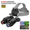 NV8300 3D Night Vision Goggles Binocular Binoculars Telescope Hunting Googles for Helmet 4K HD Night Vision Device
