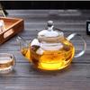 400ml/1000ml Thickened Glass Teapot Heat-Resistant High Borosilicate Glass Flower Tea Pot with Filter Heatable Glass Teaware