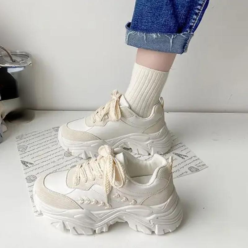 Trendy and Versatile Women's Shoes 2024 New Versatile Breathable Casual Design Sense Women's Vulcanized Shoes Zapatos De Mujer