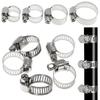 10 Pcs Welding Useful Repair Tool Exhaust Hardware Pipe Clip T Bolt Stainless Steel Hose Clamps