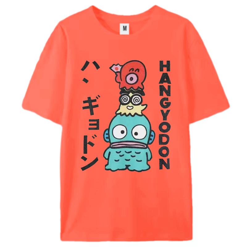 Hangyodon Japanese for Men Women T Shirt Vintage Tee Shirt Short Sleeve O Neck T-Shirts Summer Clothes Y2k Top Women Clothing