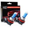 2pcs H11 9005 HB3 9006 HB4 55W 100W 12V Super Bright Halogen Bulb Car Headlight Lamp Fog Lights High Power Auto Light Bulbs 5000K White