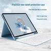 2024 iPad Air 6 Bluetooth Silent Keyboard Case with Pen Slot for 11" Model