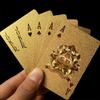 Golden Foil Playing Cards Deck, Family Party Entertainment Game Cards, Christmas, Halloween, Easter,Thanksgiving Day Gift