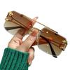 Stylish Double-Bridge Anti-UV Sunglasses for Men and Women