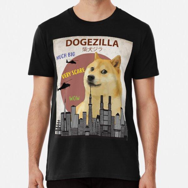 Dogezilla - Funny Doge Meme Giant Shiba Inu S To 5XL Made In the AU/USA T-Shirt