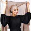 Chiffon Convenient Headscarf Magnetic Buckle Fixed To Prevent Falling Off, Solid Color Versatile Scarf
