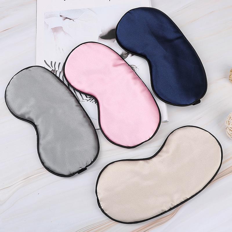 1 Pcs Eye Mask Soft Padded Travel Night Sleeping Blindfold Sleep Aid Shade Cover