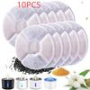 10Pcs Flower Round Pet Water Dispenser Filter Element Cat Water Dispenser Filter Cotton Piece