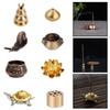 Ornament Traditional Shapes Home Decor Joss-stick Inserted Incense Holder Ash Catcher Copper Censer