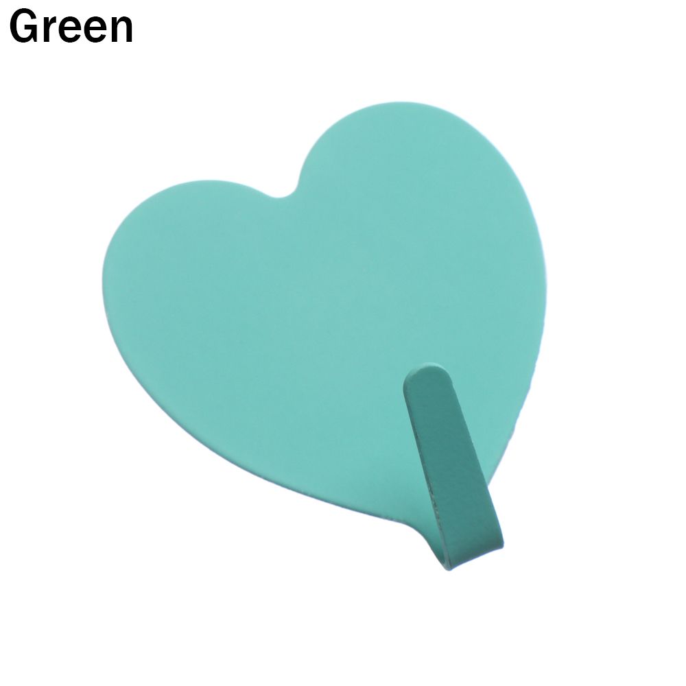 Supplies Heart-shaped No Trace Strong Adhesive Storage Racks Hanger Hooks Wall Hook Key Holder