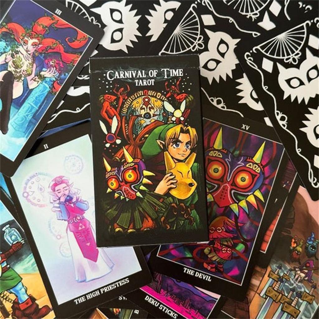 Carnival Of Time The : Majora's Mask. Classic Cards With Meanings On Them, Pocket Edition Cards For Beginners Divination
