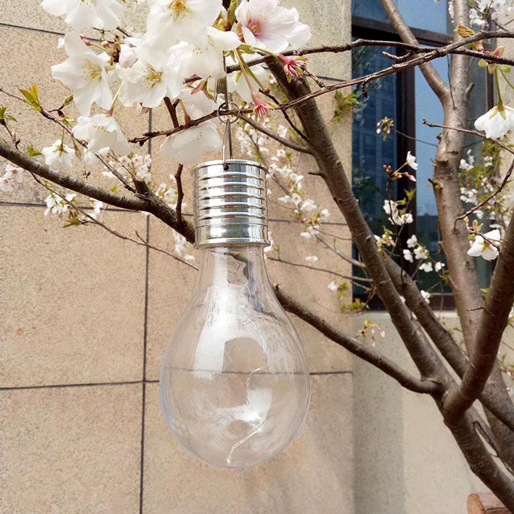Hanging LED Solar Lights Bulb Outdoor Waterproof For Party Garden Home Patio Camping Decor Lamp Bulb Hanging Lanterns