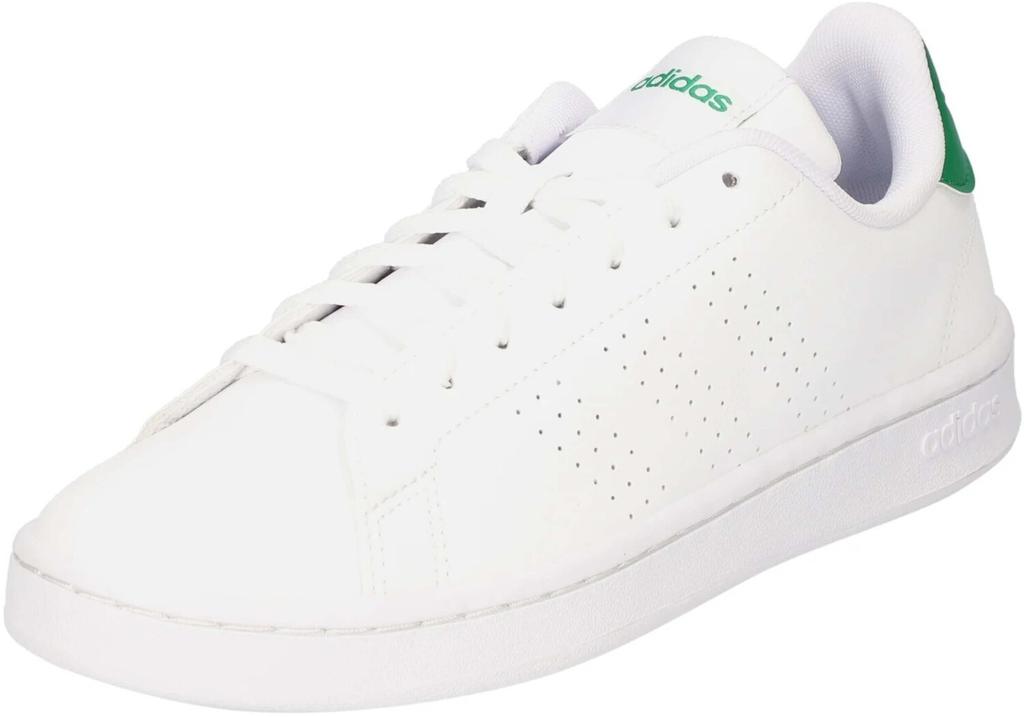 Кроссовки Adidas Advantage облачно-белый/облачно-белый/зеленый