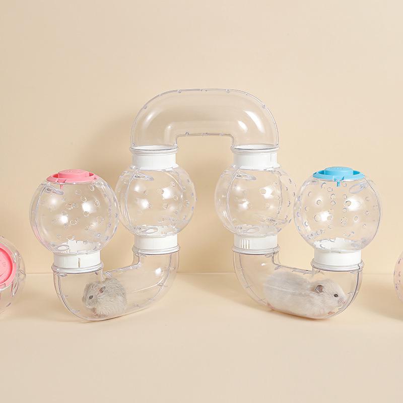 Golden Bear Hamster Tunnel: DIY Tube Module for Cage and Landscaping