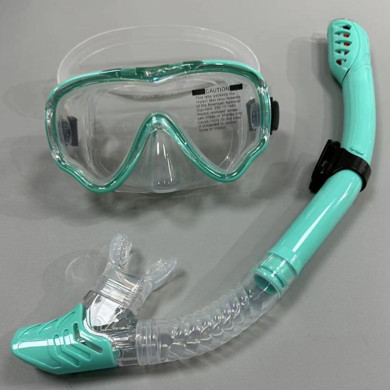 Трубка Комплект для дайвинга для взрослых Закаленное стекло Профессиональное панорамное снаряжение для дайвинга Обучение плаванию Комплект для дайвинга