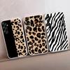 Leopard Patterned Soft Silicone Case For Samsung A55 M35 S24 Xiaomi Redmi Note 13 Pro iPhone Huawei Honor Realme Camera Protective Shockproof Cover