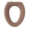 OKA Milling Toilet Seat Cover O Type Brown Washable (Knit Scandinavian)