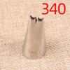 340# Cupcake Stainless Steel Sphere Ball Shape Icing Piping Nozzles Pastry Cream Tips Flower Torch Pastry Tube Decoration Tools