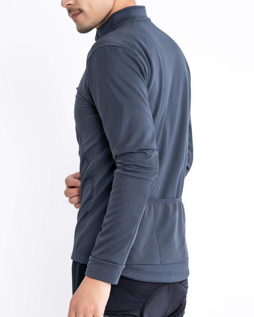 Welkruz Winter Cycling Windproof and Cycling Cycling Wear for Road Size Men's Jacket, Cold-Resistant, Jersey, Bicycles, Bikes, WL-BB059 (Gray, S)