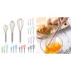Manual Silicone Whisk Manual Egg Beater Durable Kitchen Pastry Tools Cake Baking Utensil Mixer for Baking and Cooking