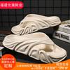 Summer Men's Flip-flops Wear Wear Wear-resistant Beach Slippers Men's Foot Pinch Sports Casual Non-slip Cool Slippers