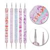 Nail Art Dotting Tool Set Nail Dotting Pens for Rhinestone Picker Design Drawing and Decoration