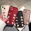 Soft Silicone Square Ladder Printing Pattern Phone Casing Full Cover Camera Shockproof Protection Rubber Case for Samsung