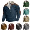 Spring And Autumn Men's Standing Collar Sweatshirt Is Outdoor Casual Sweaters Tops