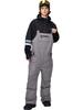 Ash Greem Snowboard Bib Pants Regular Water and Size Skiwear (Single Item), Fit, 12,000mm Resistance, Men's Women's, AGP-1340 TW081, L, Overalls,