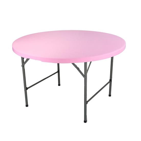 Elastic Round Table Cover Wrinkle-Resistant Fabric Universal Protection Indoor Outdoor Garden Kitchen Dining Tablecloth 120cm-152cm