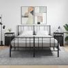 VidaXL Bedside Tables 2 Pcs Black 40x42x60 Cm Engineered Wood 826034