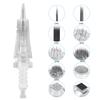 10Pcs/Set 10Types Eyebrow Tattoo Cartridge Rotary Electric Microneedle Stamp Skin Pen Needle
