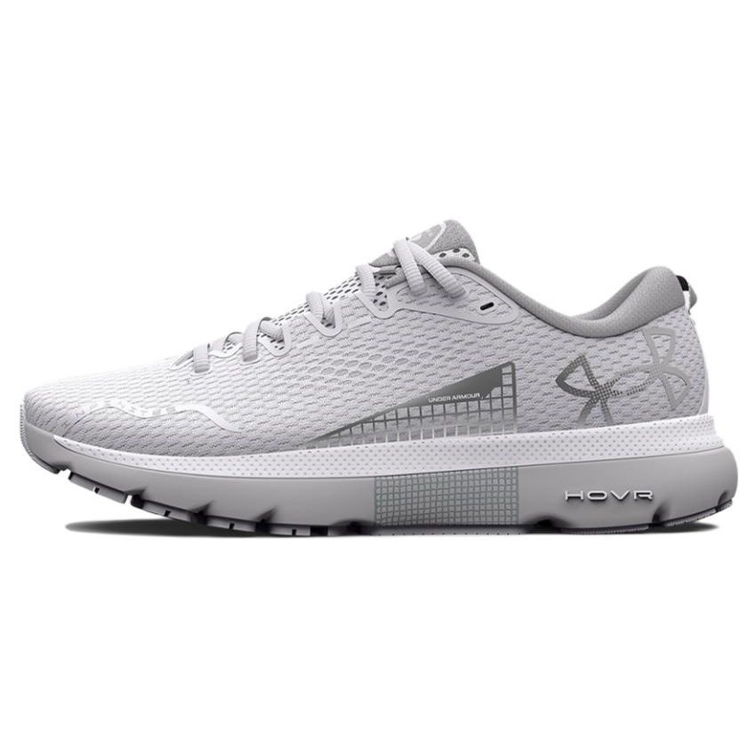 Under Armour HOVR Infinite 5 White Halo Grey Men Sneakers 3026545-101